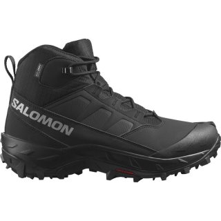 Salomon Herren Stiefel SHOES CROSSTRAK WP - Schwarz/Schwarz/Asphalt