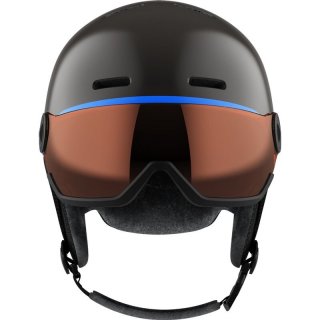 Salomon Kinder Helm GROM VISOR - Schwarz