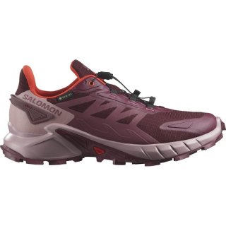 Salomon Damen Trailrunningschuhe SHOES SUPERCROSS 4 GTX W - Tawny Port/Deauville Mauve/Kirsche T