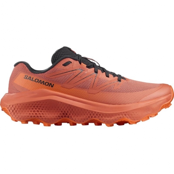 Salomon Herren Trailrunningschuhe SHOES ULTRA FLOW 2 - Chili/Drachenfeuer/Schwarz