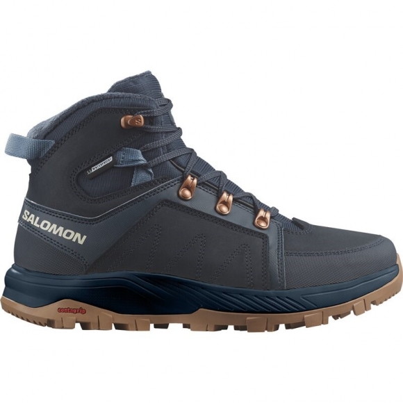 Salomon Damen Apres Schuhe SHOES OUTCHILL TS CSWP W - Kohlenstoff/Kohlenstoff/Beringmeer