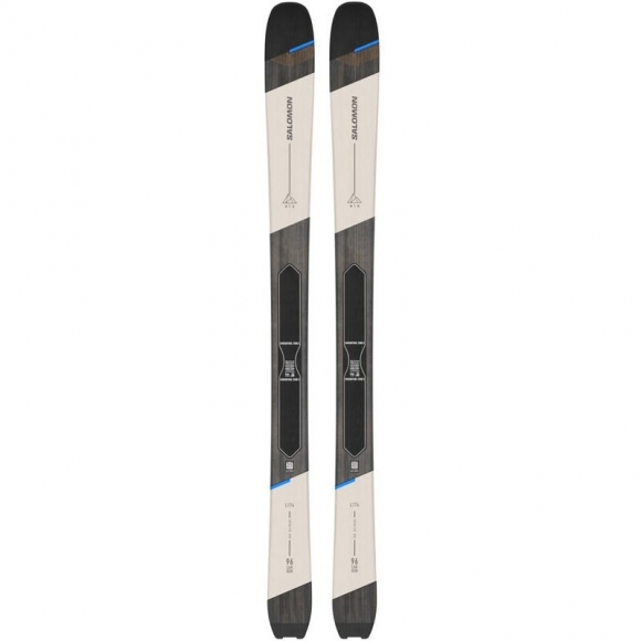 Salomon Herren Freeride Ski N MTN 96 CARB Rain - Regentag/Prozessblau/Schwarz