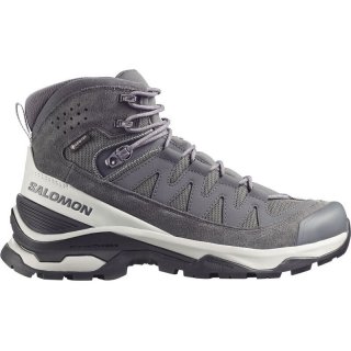 Salomon Herren Trekkingstiefel SHOES QUEST ECHO GTX M - Asphalt/Schmiedeeisen/Spargelgrün