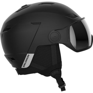 Salomon Herren Helm HELMET PIONEER LT VISOR - Schwarz