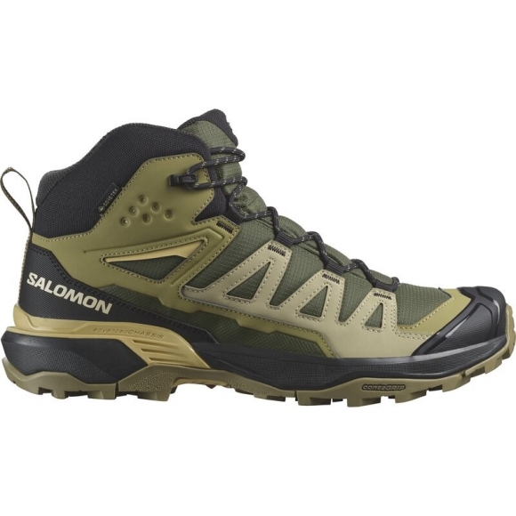 Salomon Herren Multifunktionsstiefel SHOES X ULTRA 360 MID GTX - Olivgrün/Schiefergrün/Südliches Missouri