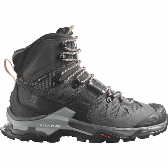 Salomon Damen Trekkingstiefel SHOES QUEST 4 GTX W - Magnet/Schwarz/Sonnenkuss