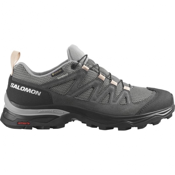 Salomon Damen Multifunktionsschuhe SHOES X WARD LEATHER GTX W - Möwe/Schwarz/Ebenholz