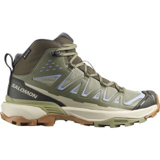 Salomon Damen Trekkingstiefel SHOES X ULTRA 360 EDGE MID GTX W - Tee/Tiefes Flechtengrün/Brunnera Blau