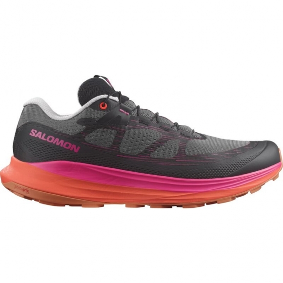 Salomon Herren Trailrunningschuhe SHOES ULTRA GLIDE 2 - Pflaumenkätzchen/Schwarz/Rosa Glanz