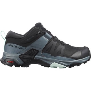 Salomon Damen Multifunktionsschuhe X ULTRA 4 - Schwarz/Stormy Weather/Opal Blue