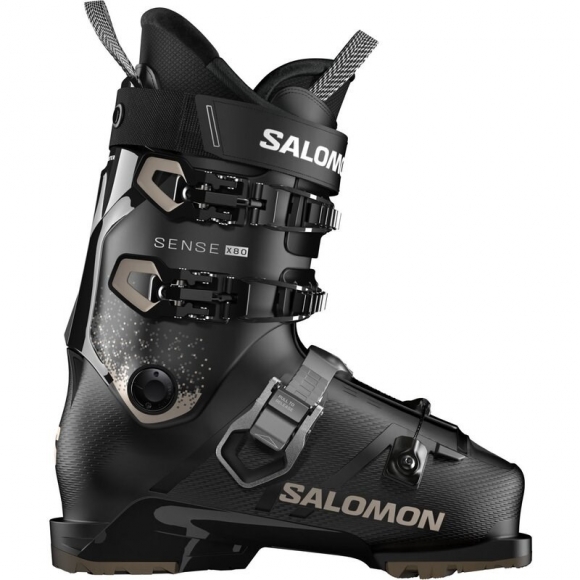 Salomon Herren Ski-Schuhe ALP. BOOTS SENSE X80 GW - Schwarz/Humus/Anthrazit