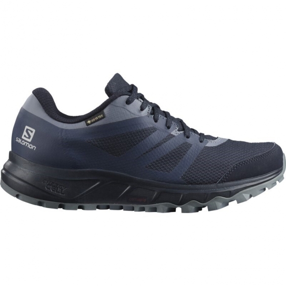 Salomon Damen Trailrunningschuhe TRAILSTER 2 - Blau/Dunkelblau/Schwarz/Grau