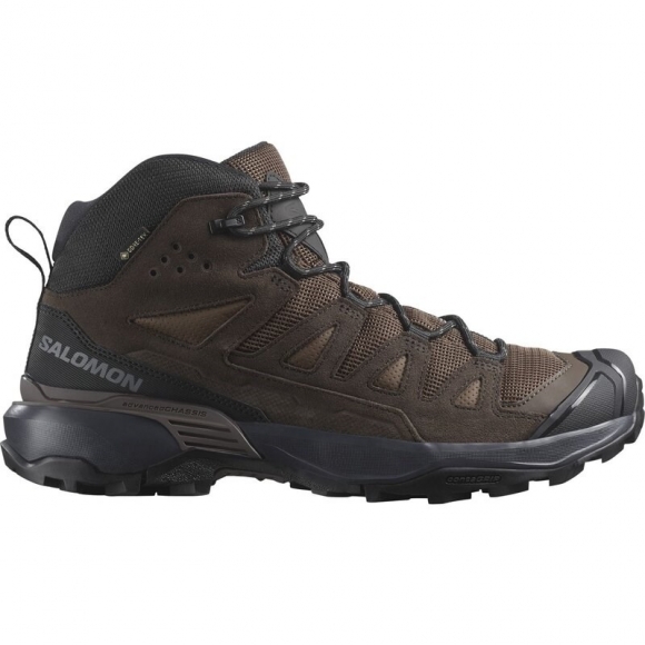 Salomon Herren Multifunktionsstiefel SHOES X ULTRA 360 LTR MID GTX - Dunkel Erde/Delicioso/Castlerock
