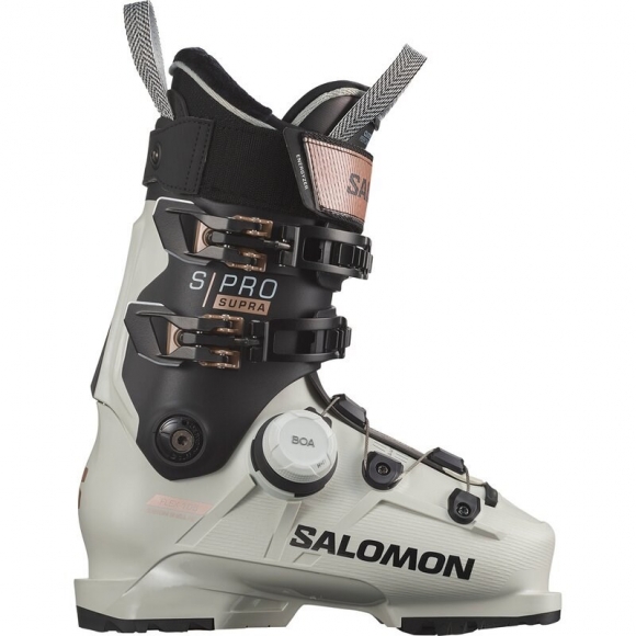 Salomon Damen Ski-Schuhe ALP. BOOTS - Grau Aurora/Schwarz/Rosa Gold