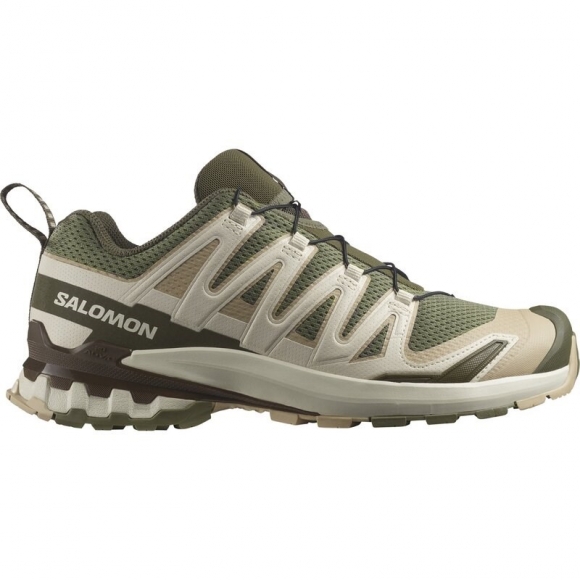 Salomon Herren Trailrunningschuhe SHOES XA PRO 3D V9 - Tiefes Flechtengrün/Safari/Dunkle Erde