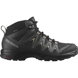 Salomon Herren Multifunktionsstiefel SHOES X BRAZE MID GTX - Schwarz/Phantom/Vintage Khaki