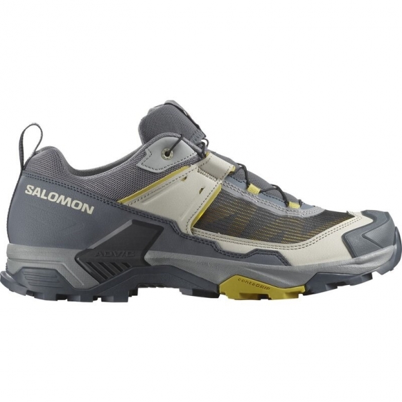 Salomon Herren Multifunktionsschuhe SHOES X ULTRA 5 - Monument/Turbulenz/Scharf Senf