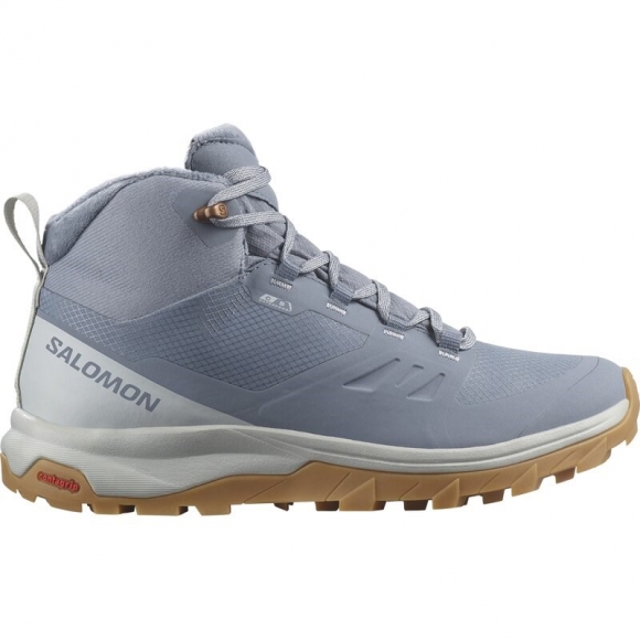 Salomon Damen Trekkinghalbschuhe SHOES OUTsnap CSWP W - Feuerstein/Perlblau/Gum3