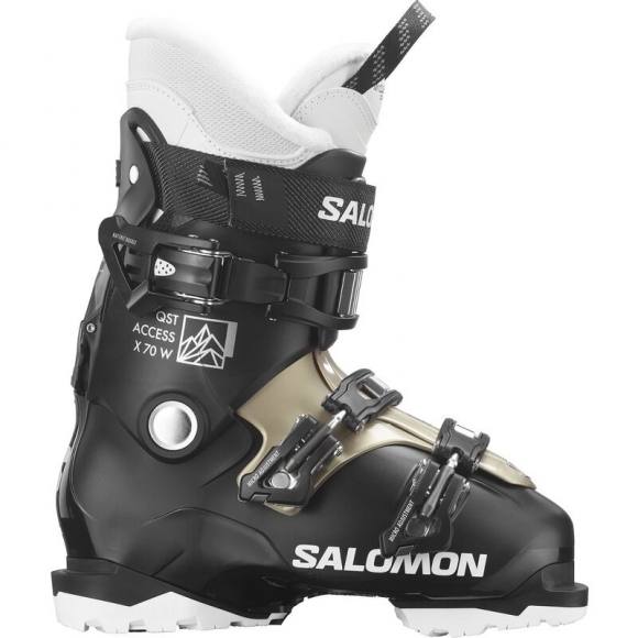 Salomon Damen Ski-Schuhe ALP. BOOTS QST ACCESS X70 W GW - Schwarz/Hellbronze Metallic/Weiß