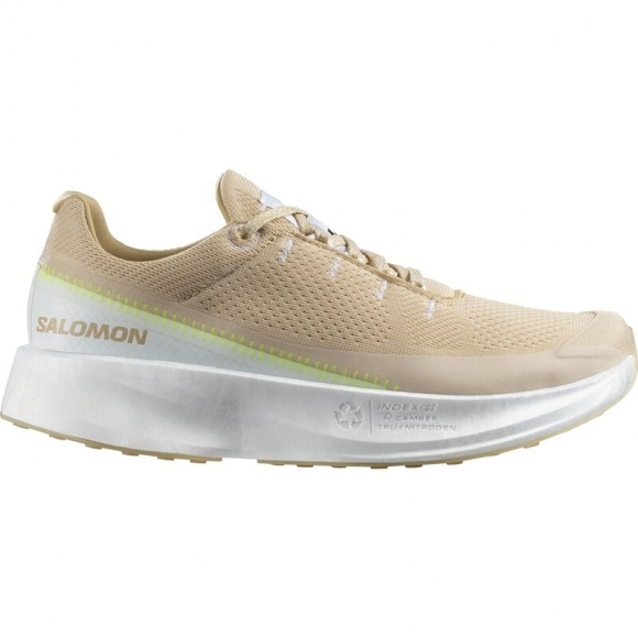 Salomon Damen Laufschuhe SHOES INDEX 02 W - Weiß/Haselnuss/Sicherheitsgelb