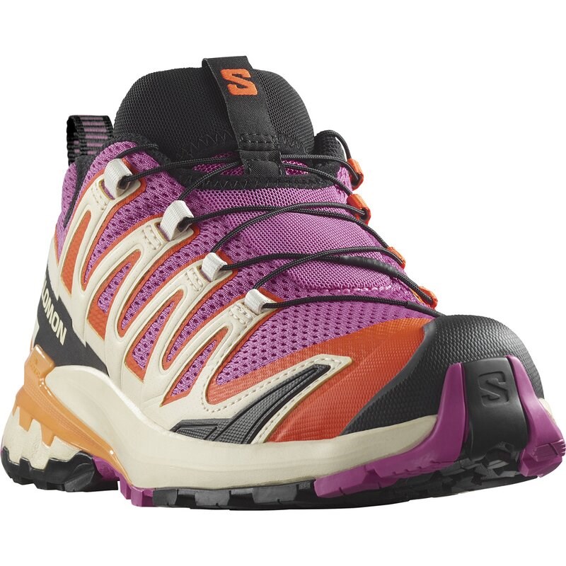 Salomon Damen Trailrunningschuhe SHOES XA PRO 3D V9 W Rose - Rosenviolett/Drachenfeuer/Papaya