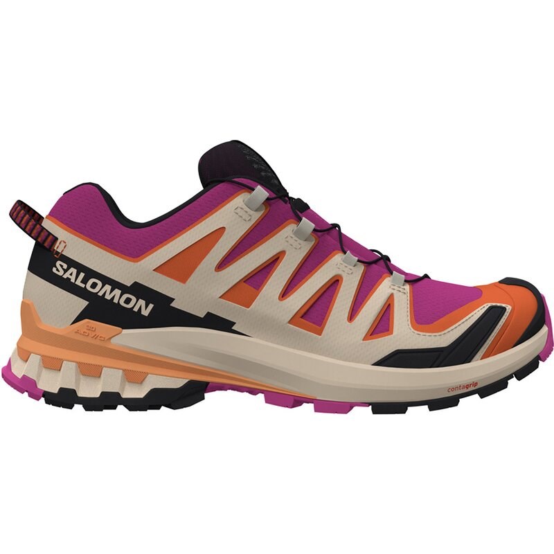 Salomon Damen Trailrunningschuhe SHOES XA PRO 3D V9 W Rose - Rosenviolett/Drachenfeuer/Papaya