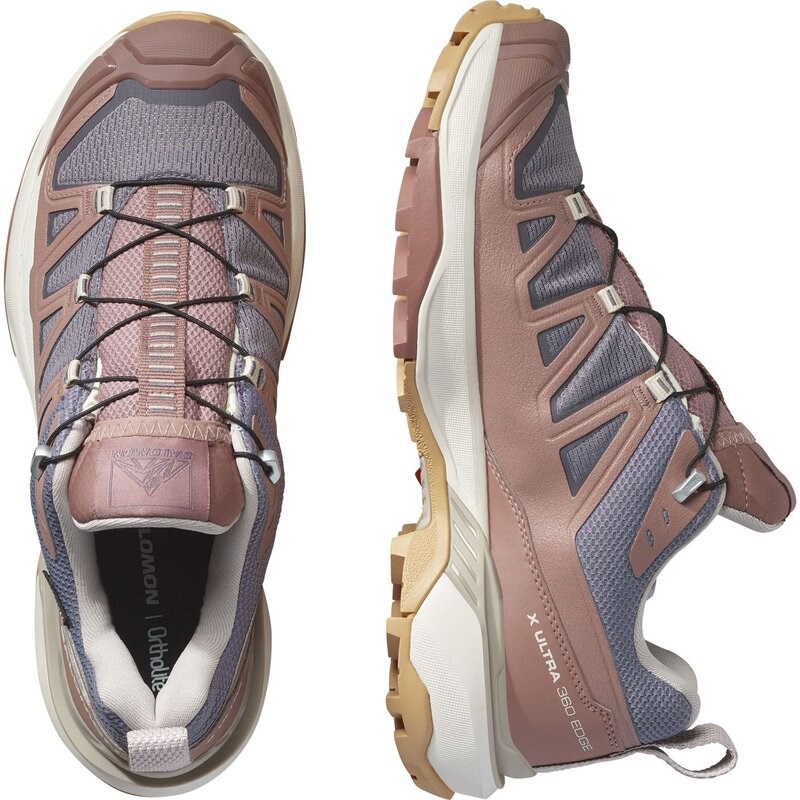 Salomon Damen Multifunktionsschuhe SHOES X ULTRA 360 EDGE GTX W - Excalibur/Wurzelholz/Silberne Wolke