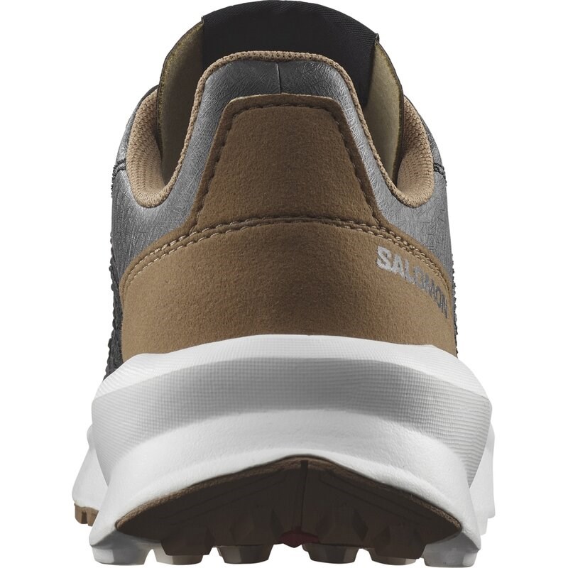 Salomon Kinder Trekkinghalbschuhe SHOES PATROL PLAY JUNIOR - Schwarz/Geröstete Kokosnuss/Weiß