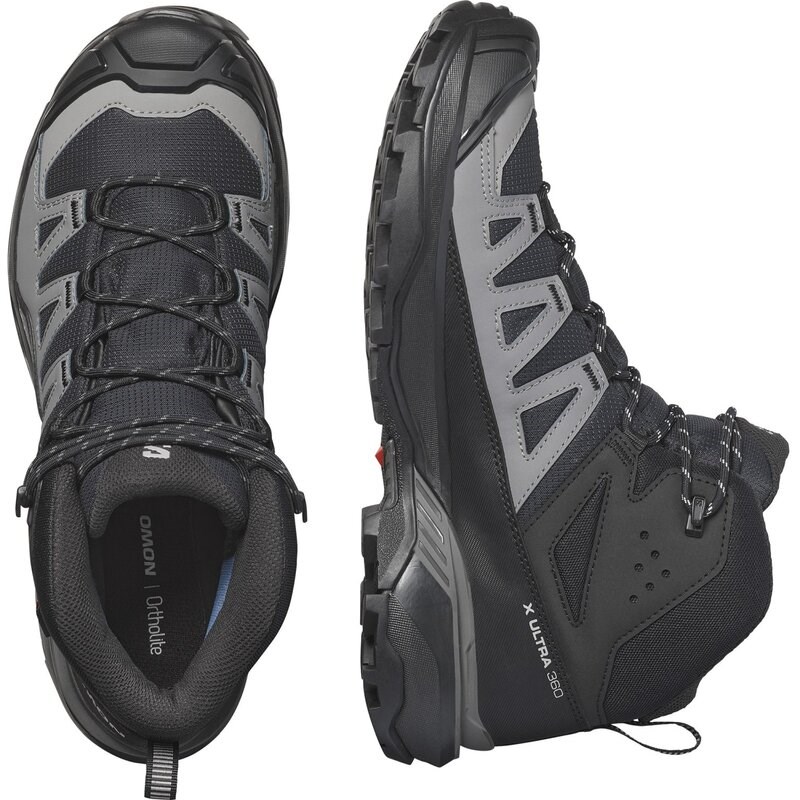 Salomon Herren Multifunktionsstiefel SHOES X ULTRA 360 MID GTX - Schwarz/Magnet/Zinn