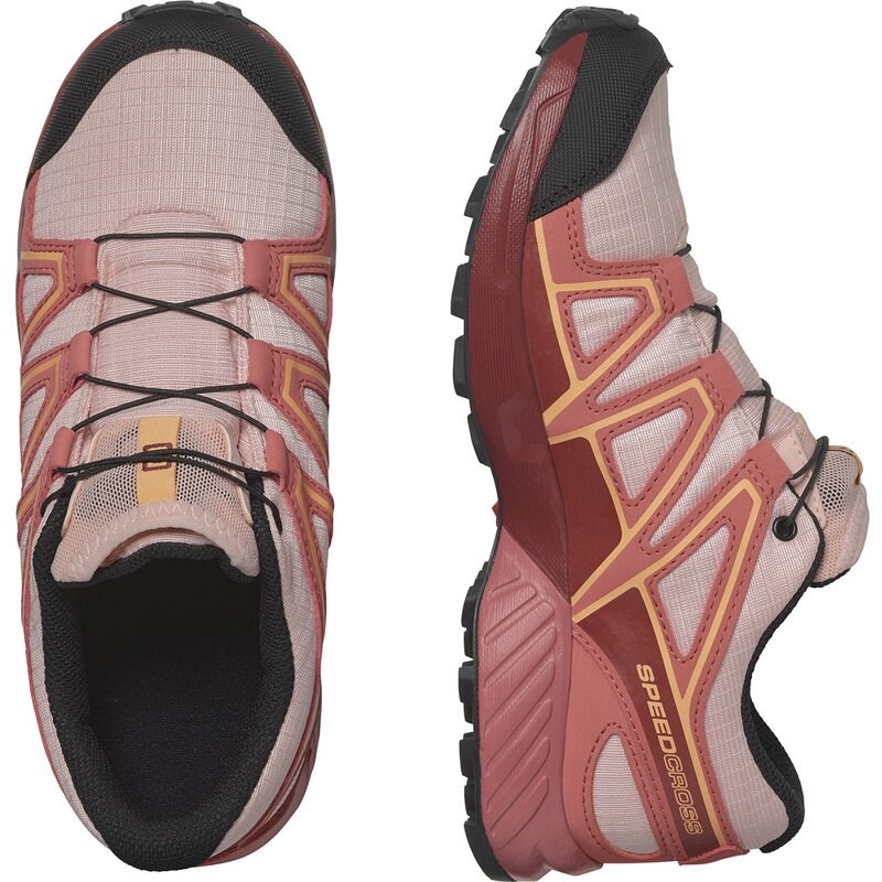 Salomon Kinder Multifunktionsschuhe SHOES SPEEDCROSS CSWP J - Englische Rose/Rindsleder/Cantaloupe