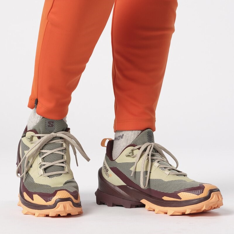 Salomon Damen Multifunktionsschuhe SHOES CROSS OVER 2 GTX W - Luzerne/Cantaloupe/Bitterschokolade