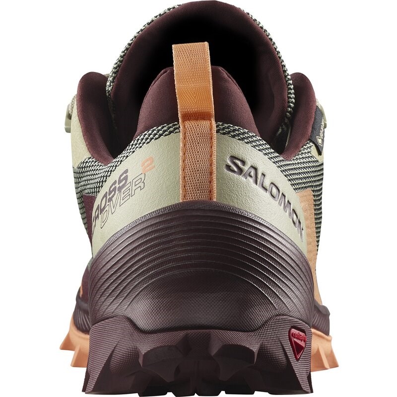 Salomon Damen Multifunktionsschuhe SHOES CROSS OVER 2 GTX W - Luzerne/Cantaloupe/Bitterschokolade
