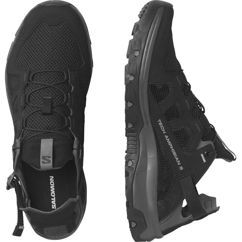Salomon Herren Aquaschuhe SHOES TECHAMPHIBIAN 5 - Schwarz/Magnet/Monument
