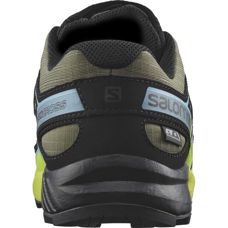 Salomon Kinder Multifunktionsschuhe SHOES SPEEDCROSS CSWP J - Tiefes Flechtengrün/Schwarz/Sicherheitsgelb
