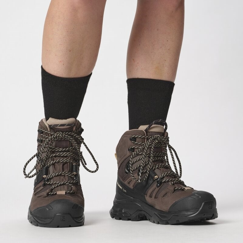 Salomon Damen Trekkingstiefel SHOES QUEST 4 GTX W - Einkaufstasche/Schwarz/Kork