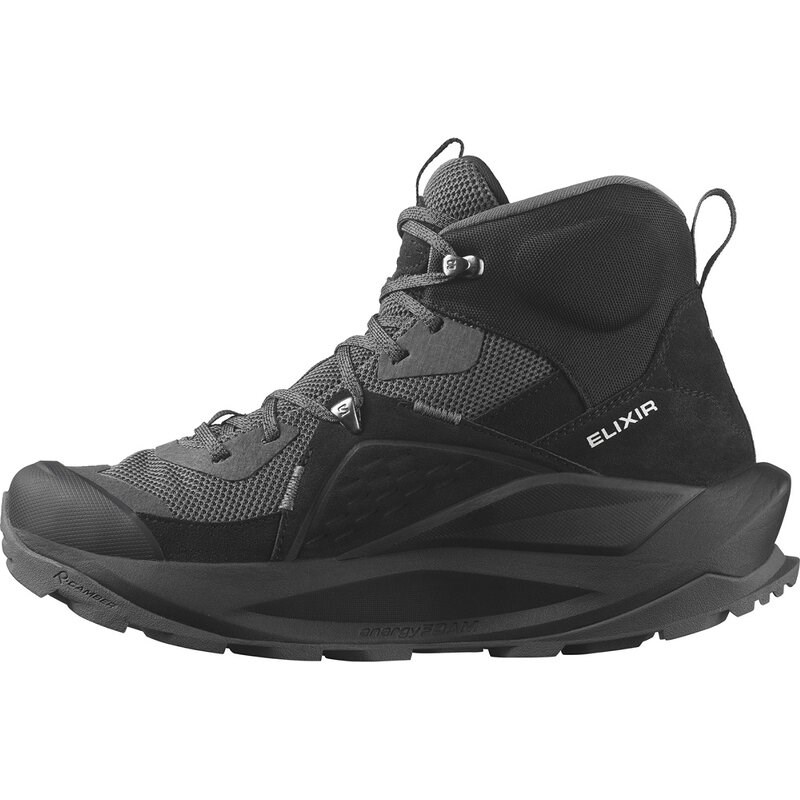 Salomon Herren Multifunktionsstiefel SHOES ELIXIR MID GTX - Schwarz/Magnet/Stiller Schatten