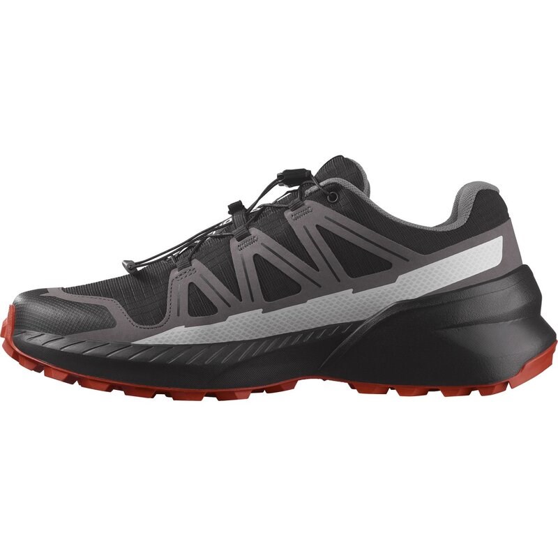 Salomon Herren Trailrunningschuhe SHOES SPEEDCROSS PEAK GTX - Schwarz/Castlerock/Kirschtomate