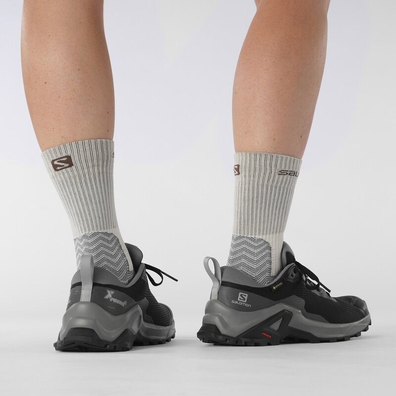 Salomon Damen Multifunktionsschuhe SHOES X REVEAL 2 GTX W - Schwarz/Magnet/Steinbruch