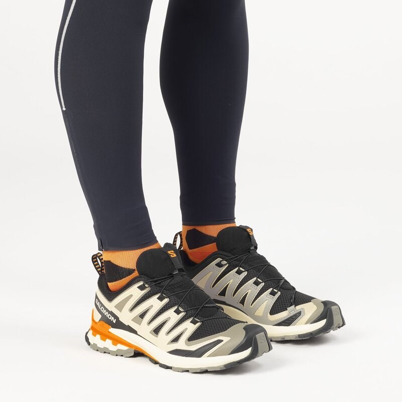 Salomon Herren Trailrunningschuhe SHOES XA PRO 3D V9 - Schwarz/Möwe/Kurkuma