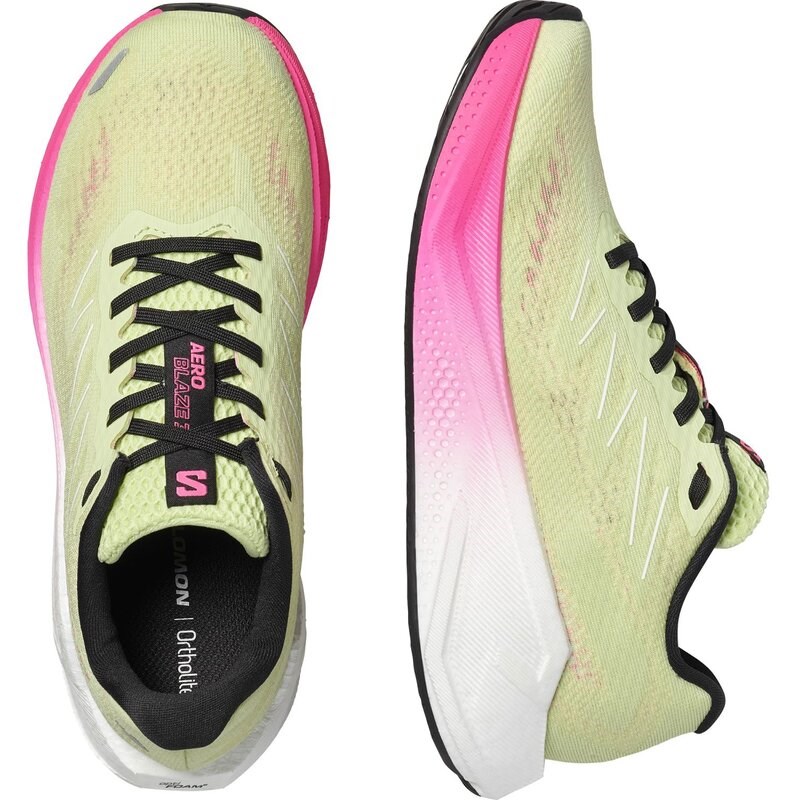 Salomon Damen Laufschuhe SHOES AERO BLAZE 3 W - Schmetterling/Weiß/Knockout-Pink