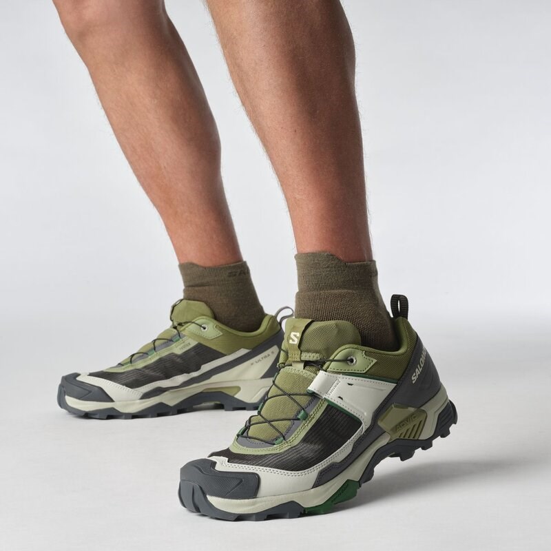 Salomon Herren Multifunktionsschuhe SHOES X ULTRA 5 - Aloe/Asphalt/Eden