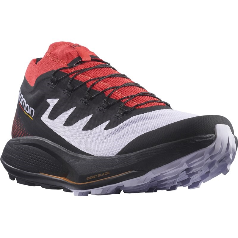 Salomon Herren Trailrunningschuhe SHOES PULSAR - Purpurheide/Mohnrot/Schwarz
