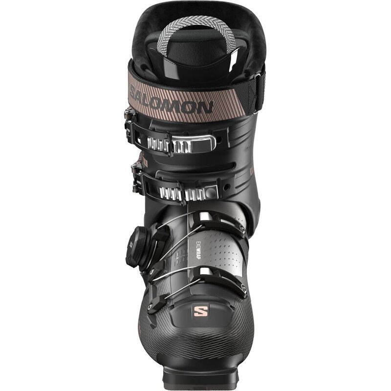 Salomon Damen Ski-Schuhe ALP. BOOTS - Schwarz/Rosagold-Metallic/Rosagold-Metallic