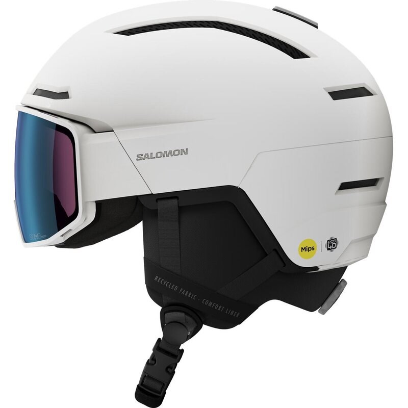 Salomon Herren Helm HELMET DRIVER PRO SIGPHOTO MIPS - Weiß