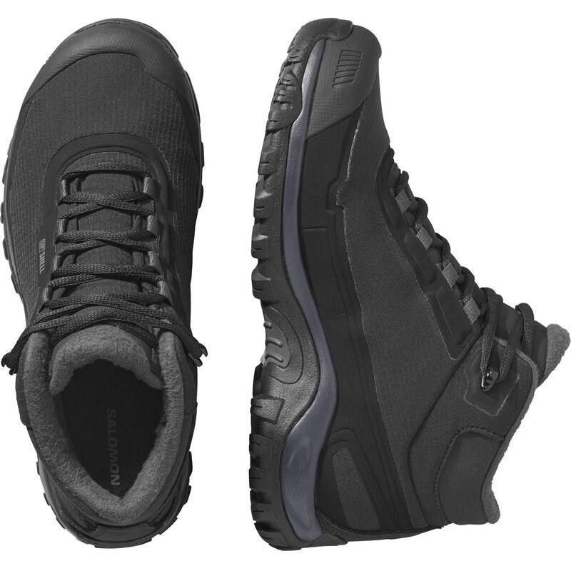 Salomon Damen Stiefel SHOES SHELTER WP W - Schwarz/Neun Eisen/Excalibur