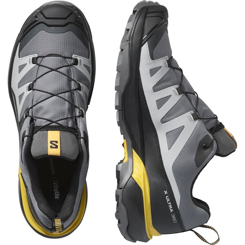 Salomon Herren Multifunktionsschuhe SHOES X ULTRA 360 GTX - Castlerock/Schwarz/Scharfer Senf