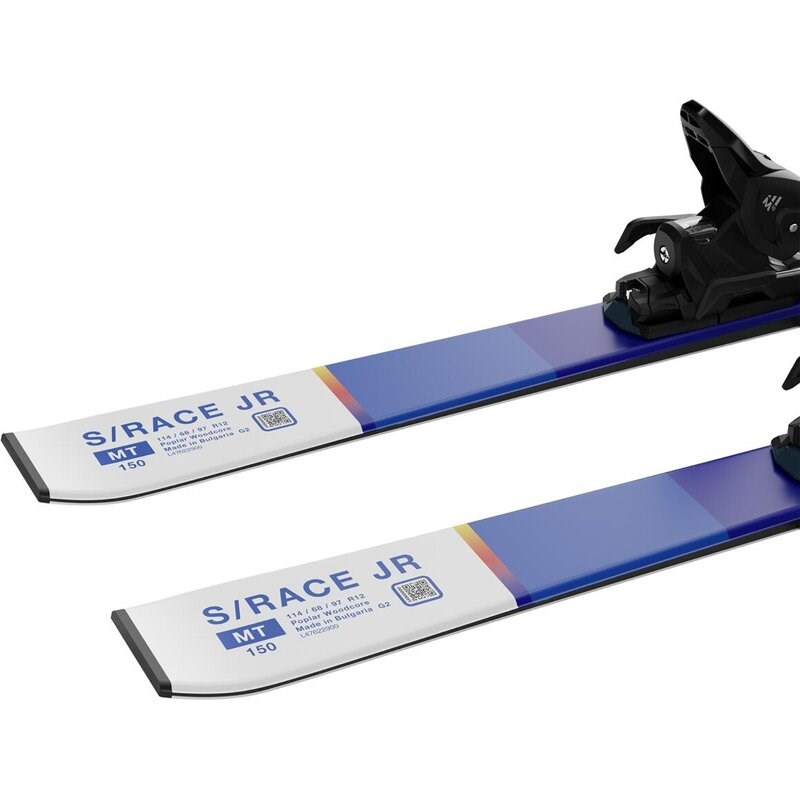 Salomon Kinder All-Mountain Ski E - Race Blue/Weiß