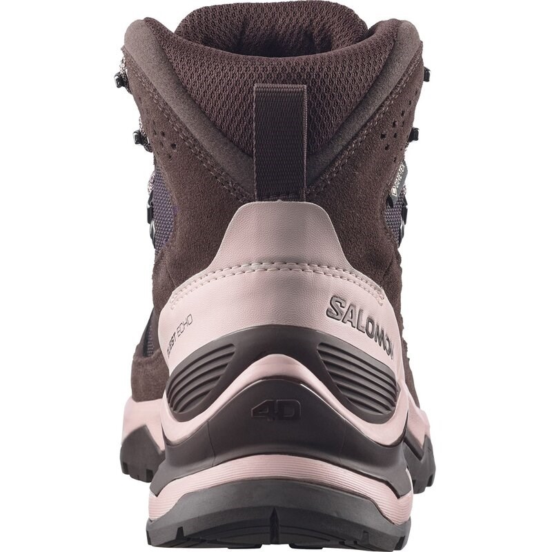 Salomon Damen Trekkingstiefel SHOES QUEST ECHO GTX W - Schwarzer Kaffee/Schattengrau/Schwarz