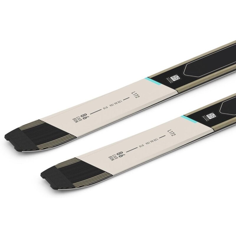 Salomon Damen Freeride Ski N MTN 86 W CARB - Regentag/Schwarz/Arubablau