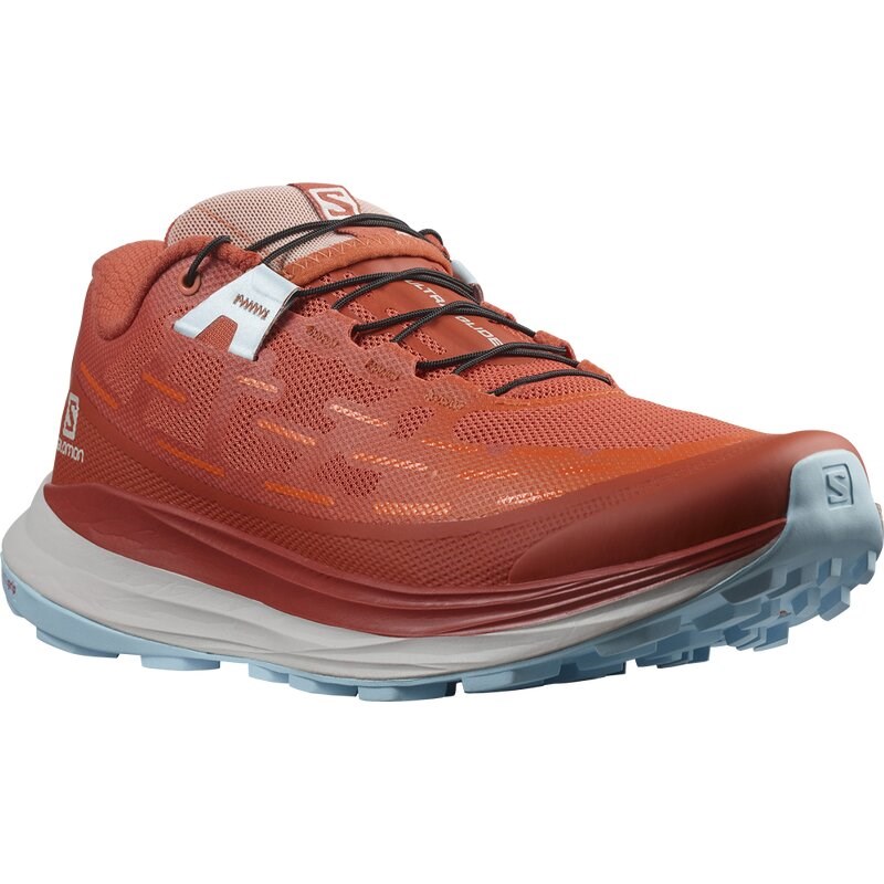 Salomon Damen Trailrunningschuhe Ultra - Orange/Silber/Rot/Grau/Hellblau
